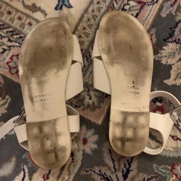 White Forever 21 Ankle Strap Sandals - Picture 3 of 3